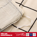 100%Cotton 200TC Satin Printed Bedding Set Hotel Linens Suppliers